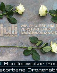 13. Nationaler Gedenktag für verstorbene Drogengebraucher