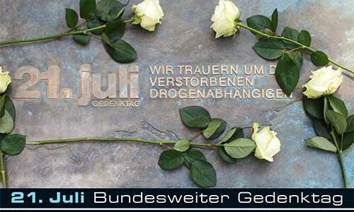 14. Nationaler Gedenktag für verstorbene Drogengebraucher