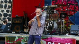 Klaus der Geiger und Begrüßung zum Gedenktag 2018