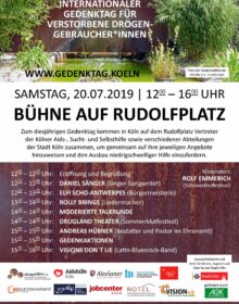 Gedenktag für verstorbene Drogengebraucher*innen