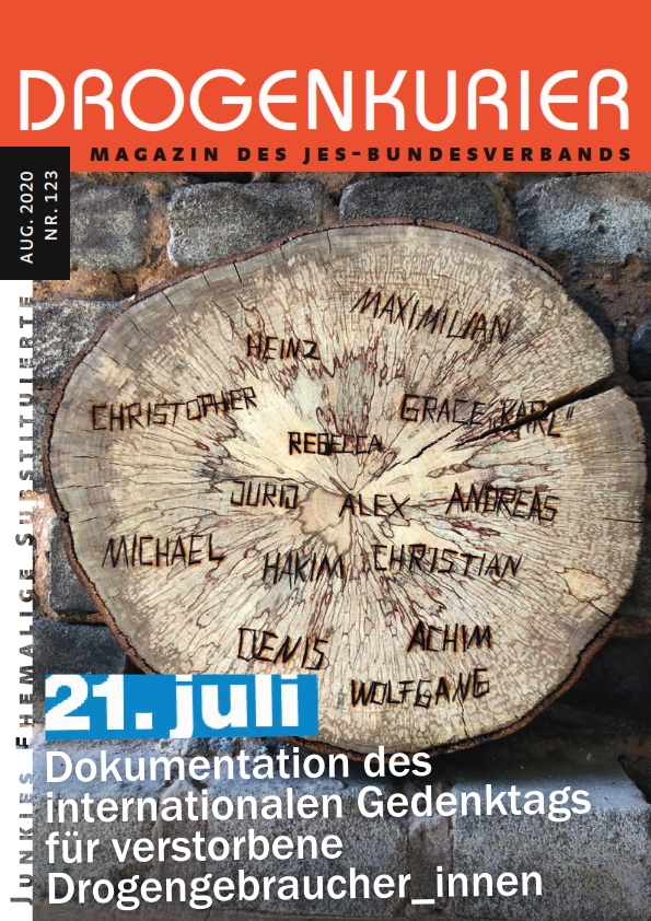 Drogenkurier Nr 123 – Dokumentation des Gedenktages 2020
