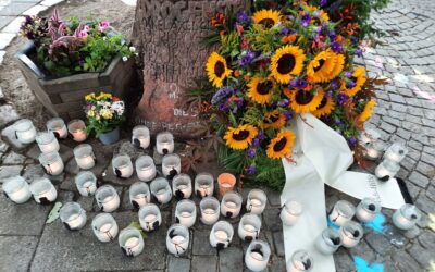 Die Namen der 40 im letzten Jahr Verstorbenen